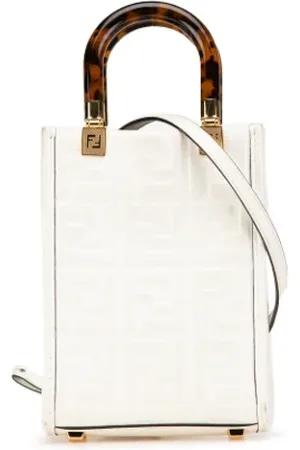 Fendi Femme, Pre-owned, Blanc, Taille: ONE Size Pre-owned Cuir sacs-fendi