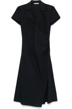Patrizia Pepe Femme, Robes, Bleu, Taille: 36 FR Robe Croisée Art. 2A2930A9B9