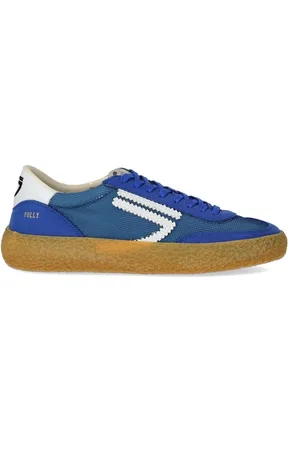 Puraai Homme, Chaussures, Bleu, Taille: 41 EU Baskets Bleue avec Lacets en Coton