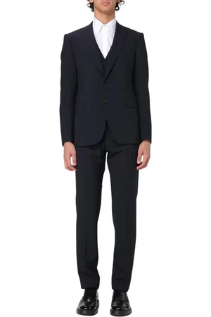 Emporio Armani Homme, Costumes, Bleu, Taille: 3XL Costume Slim Fit Bleu Marine