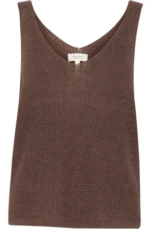 Part Two Femme, Tops, Brun, Taille: 42 FR Haut Tricoté Simple Bracken