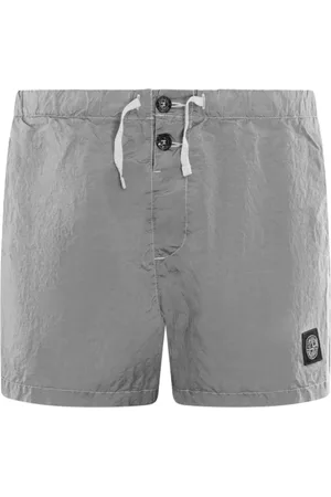 Stone Island Homme, Maillots de bain, Gris, Taille: L Shorts Compasslogo Gris Élégant Homme
