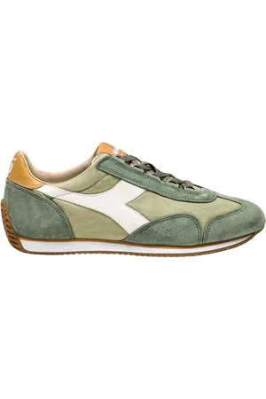 Diadora Homme, Chaussures, Vert, Taille: 41 EU Canvas Stone Wash Baskets