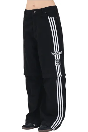 adidas Femme, Pantalons, Noir, Taille: W31 Jean Noir Deux-En-Un Denim