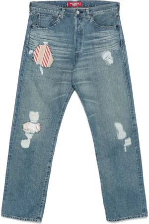 JUNYA WATANABE Homme, Jeans, Bleu, Taille: L Indigo Bleu Classique Jeans à Boutons