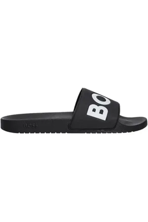 HUGO BOSS Homme, Chaussures, Noir, Taille: 43 EU Collection Band Tongs Printemps/Été