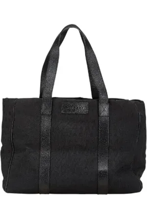 Bvlgari Femme, Pre-owned, Noir, Taille: ONE Size Pre-owned Toile cabas