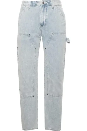 Guess Homme, Jeans, Bleu, Taille: W38 L34 Jean avec Logo Brodé et Fermeture à Glissière