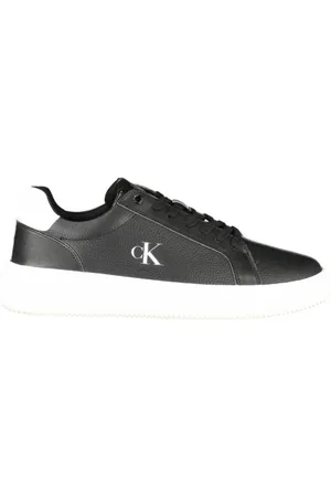 Calvin Klein Homme, Chaussures, Noir, Taille: 43 EU Baskets avec détails contrastants et semelle intérieure amovible