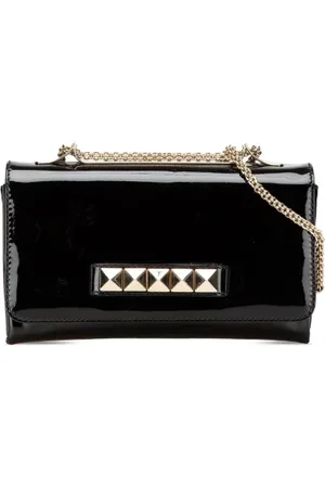 VALENTINO Femme, Pre-owned, Noir, Taille: ONE Size Pre-owned Tissu sacs-ports-paule