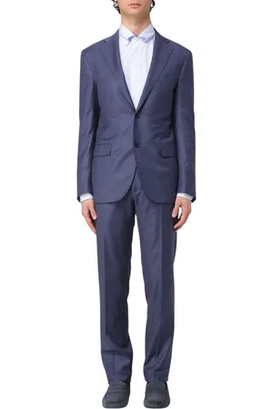 corneliani Homme, Costumes, Bleu, Taille: M Costume Homme Bleu Élégant