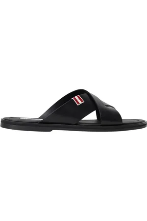 Bally Homme, Chaussures, Noir, Taille: 43 EU Sandales en Cuir Style Décontracté Élégant