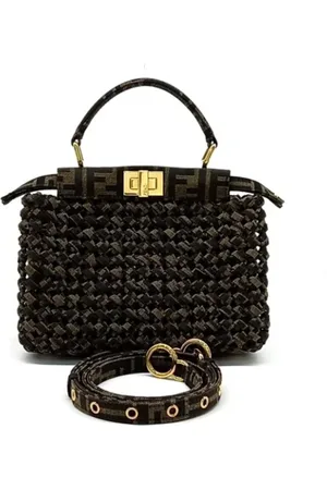 Fendi Femme, Pre-owned, Brun, Taille: ONE Size Pre-owned Cuir sacs-main
