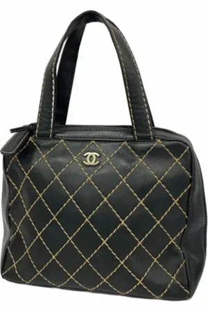 CHANEL Femme, Pre-owned, Noir, Taille: ONE Size Pre-owned Cuir sacs-chanel