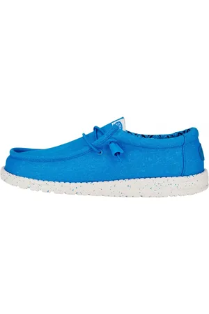 Hey dude Homme, Chaussures, Bleu, Taille: 45 EU Chaussures Wally en Toile Bleue