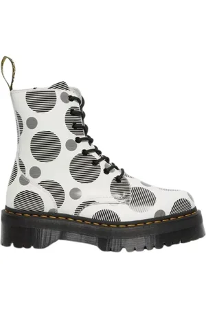 Dr. Martens Femme, Chaussures, Multicolore, Taille: 38 EU Bottines Jadon à Pois Lisses