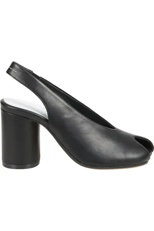 Maison Margiela Femme, Chaussures, Noir, Taille: 39 EU Chaussures à talons hauts à bout ouvert asymétrique