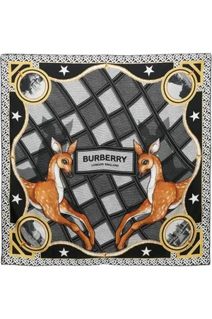 Burberry Femme, Pre-owned, Multicolore, Taille: ONE Size Pre-owned Soie foulards