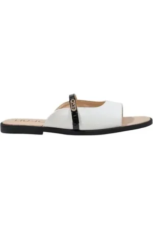 Liu Jo Femme, Chaussures, Blanc, Taille: 37 EU Sandales Métalliques Modernes pour Occasions Estivales