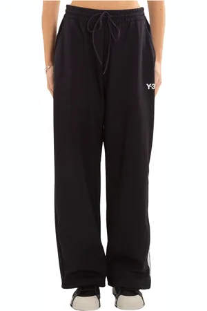 Y-3 Femme, Pantalons, Noir, Taille: 40 FR Pantalon 3-Stripes noir