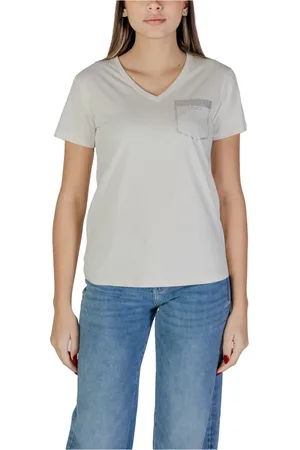 Liu Jo Femme, Tops, , Taille: 44 FR T-shirt manches courtes coton printemps/été