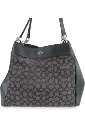 Coach Femme, Pre-owned, Noir, Taille: ONE Size Pre-owned Toile cabas