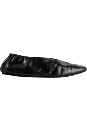 MARSÈLL Femme, Chaussures, Noir, Taille: 37 EU Ballerines plates en cuir noir