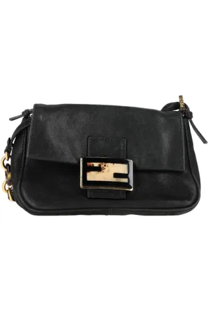Fendi Femme, Pre-owned, Noir, Taille: ONE Size Pre-owned Cuir sacs-main