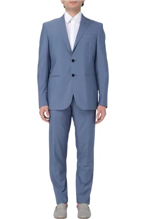 corneliani Homme, Costumes, Bleu, Taille: M Élégant Costume Deux Pièces