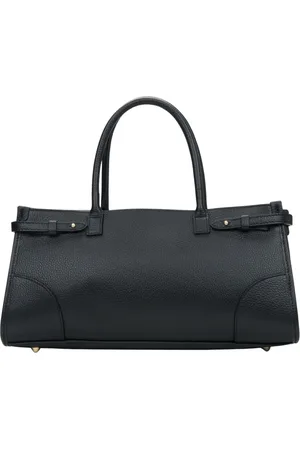 Estro Femme, Sacs, Noir, Taille: ONE Size Sac fourre-tout noir pour femmes en cuir italien véritable de qualité supérieure