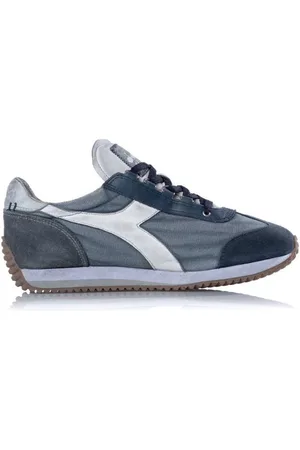 Diadora Homme, Chaussures, Bleu, Taille: 40 EU Baskets Stone Washed pour Homme