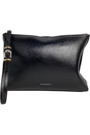 Givenchy Femme, Pre-owned, Noir, Taille: ONE Size Pre-owned Cuir pochettes-minaudieres