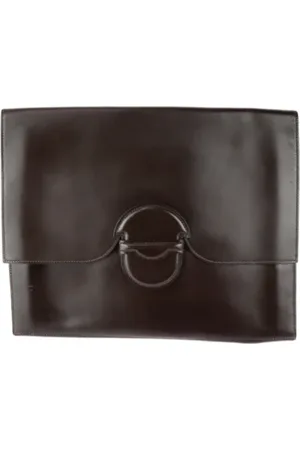 Hermès Femme, Pre-owned, Brun, Taille: ONE Size Pre-owned Cuir pochettes-minaudieres
