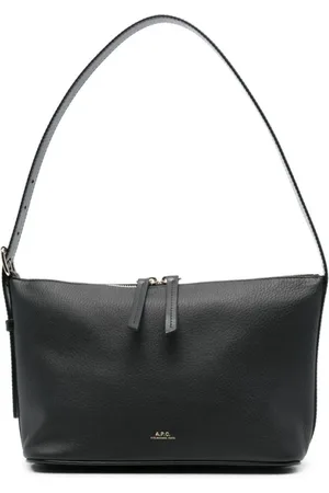 A.P.C. Femme, Sacs, Noir, Taille: ONE Size Sac bandoulière noir avec fermeture éclair supérieure