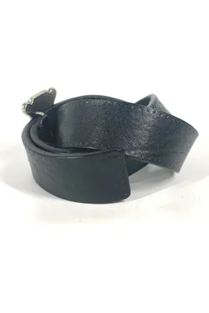 Gucci Femme, Pre-owned, Noir, Taille: ONE Size Pre-owned Cuir ceintures