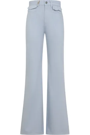 Chloé Femme, Pantalons, Bleu, Taille: 38 FR Pantalon Bleu pour Femme