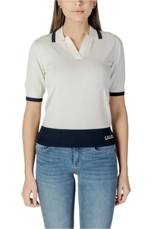 Liu Jo Femme, Tops, Blanc, Taille: 44 FR SweaT-shirt en Viscose Blanc