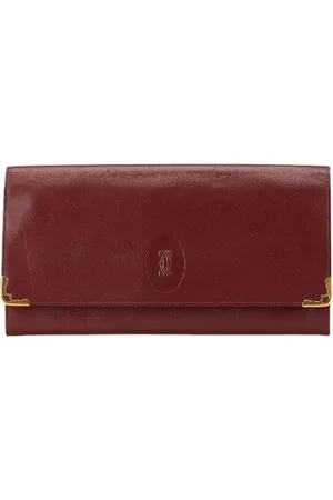 Cartier Femme, Pre-owned, Brun, Taille: ONE Size Pre-owned Cuir pochettes-minaudieres