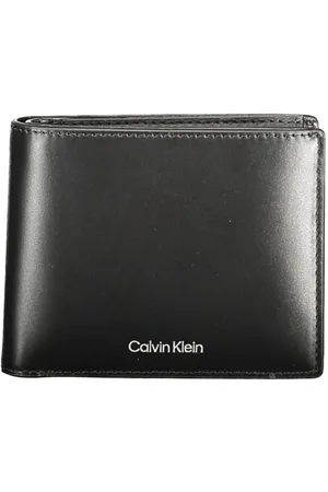 Calvin Klein Homme, Accessoires, Noir, Taille: ONE Size Portefeuille Homme en Cuir Noir avec Protection Rfid