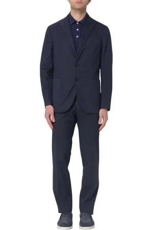 Boglioli Homme, Costumes, Bleu, Taille: L Costume Blazer Bleu Marine