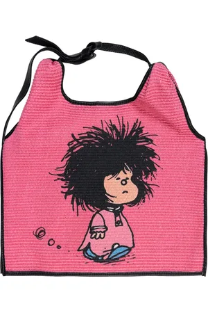 Anita Bilardi Femme, Sacs, Rose, Taille: ONE Size Sac à bandoulière en raphia rose imprimé
