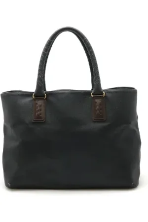 Bottega Veneta Femme, Pre-owned, Noir, Taille: ONE Size Pre-owned Plastique cabas