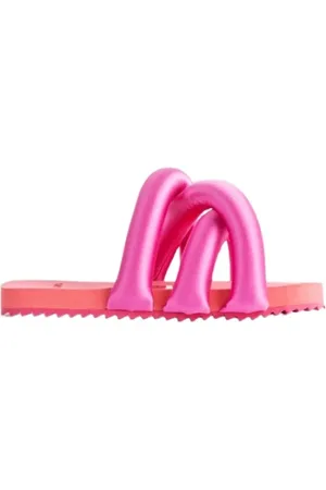 Yume Yume Femme, Chaussures, Rose, Taille: 40 EU Sandales roses en cuir végétalien