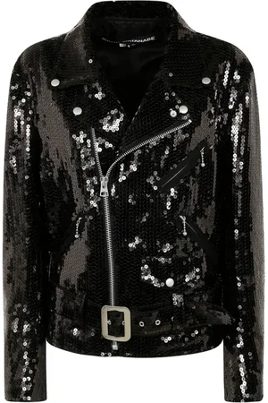 JUNYA WATANABE Femme, Vestes, Noir, Taille: 38 FR Veste Noire à Fermeture Éclair Frontale