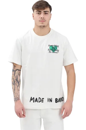 BARROW Homme, Tops, , Taille: M T-shirt à Imprimé Graphique Manches Courtes