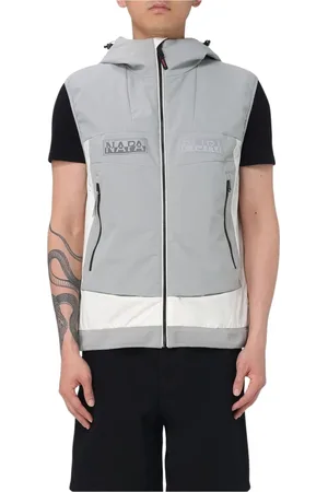 Napapijri Homme, Vestes, Gris, Taille: M Gilet à Capuche Noir Classique