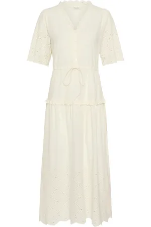 Part Two Femme, Robes, , Taille: 36 FR Robe brodée avec manches courtes