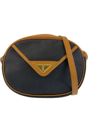 Saint Laurent Femme, Pre-owned, Noir, Taille: ONE Size Pre-owned Toile sacs-bandouliere