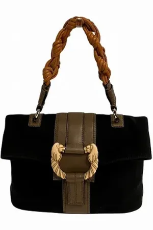 Bvlgari Femme, Pre-owned, Noir, Taille: ONE Size Pre-owned Toile sacs-main