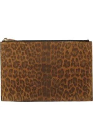 Saint Laurent Femme, Pre-owned, Brun, Taille: ONE Size Pre-owned Cuir pochettes-minaudieres
